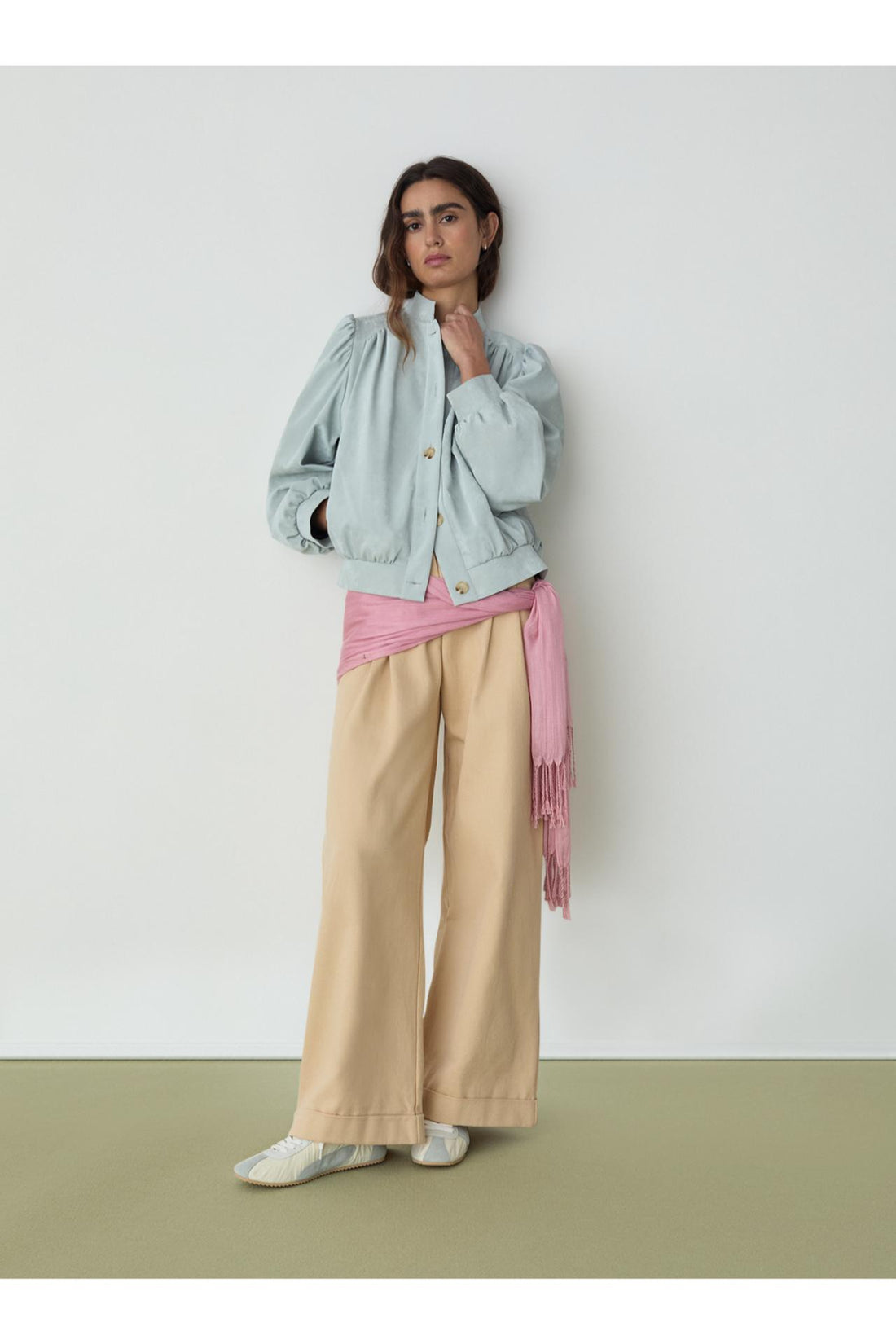 Laagam Smith Beige Serge Pants
