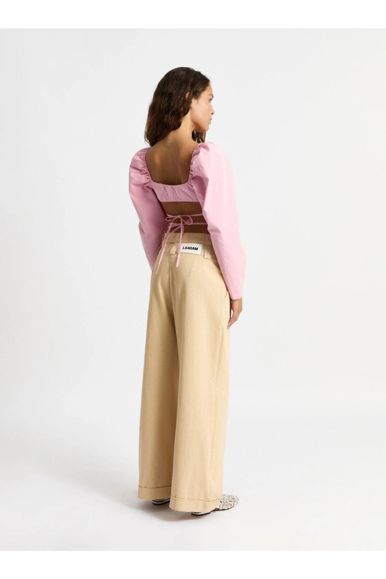 Laagam Smith Beige Serge Pants