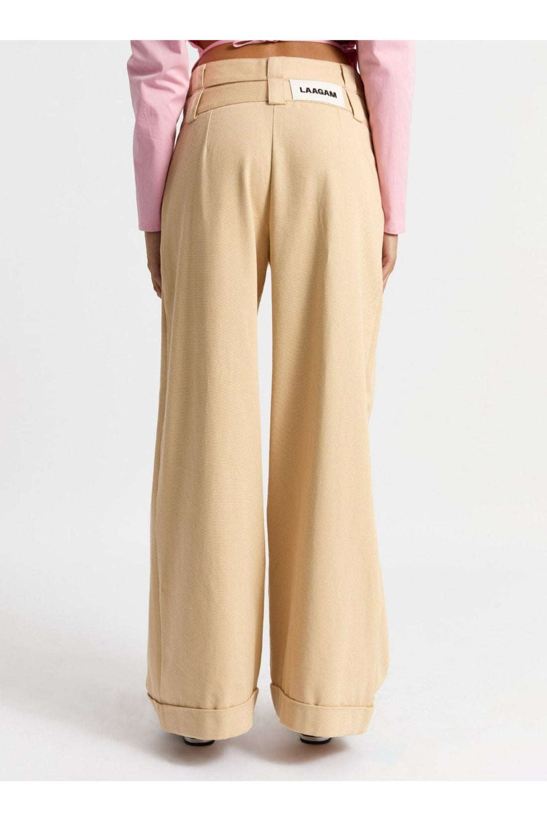 Laagam Smith Beige Serge Pants