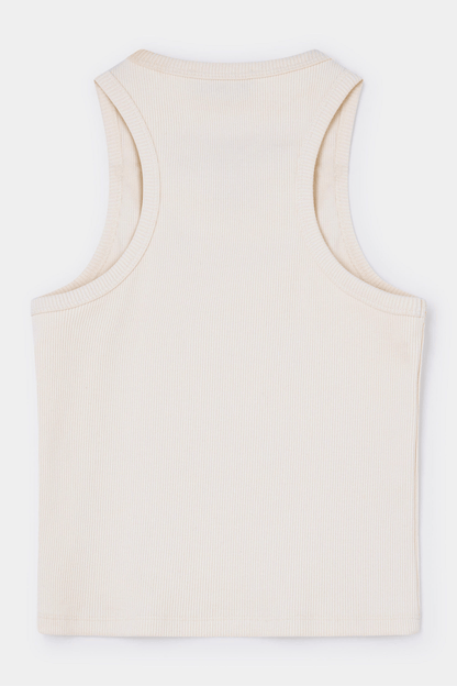 Logo Tank Ecru