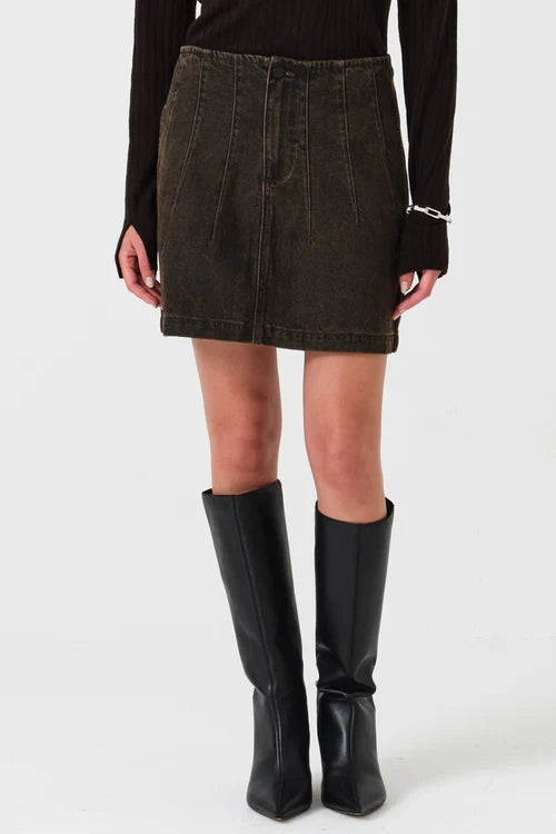 Noah Mini Skirt Cacao