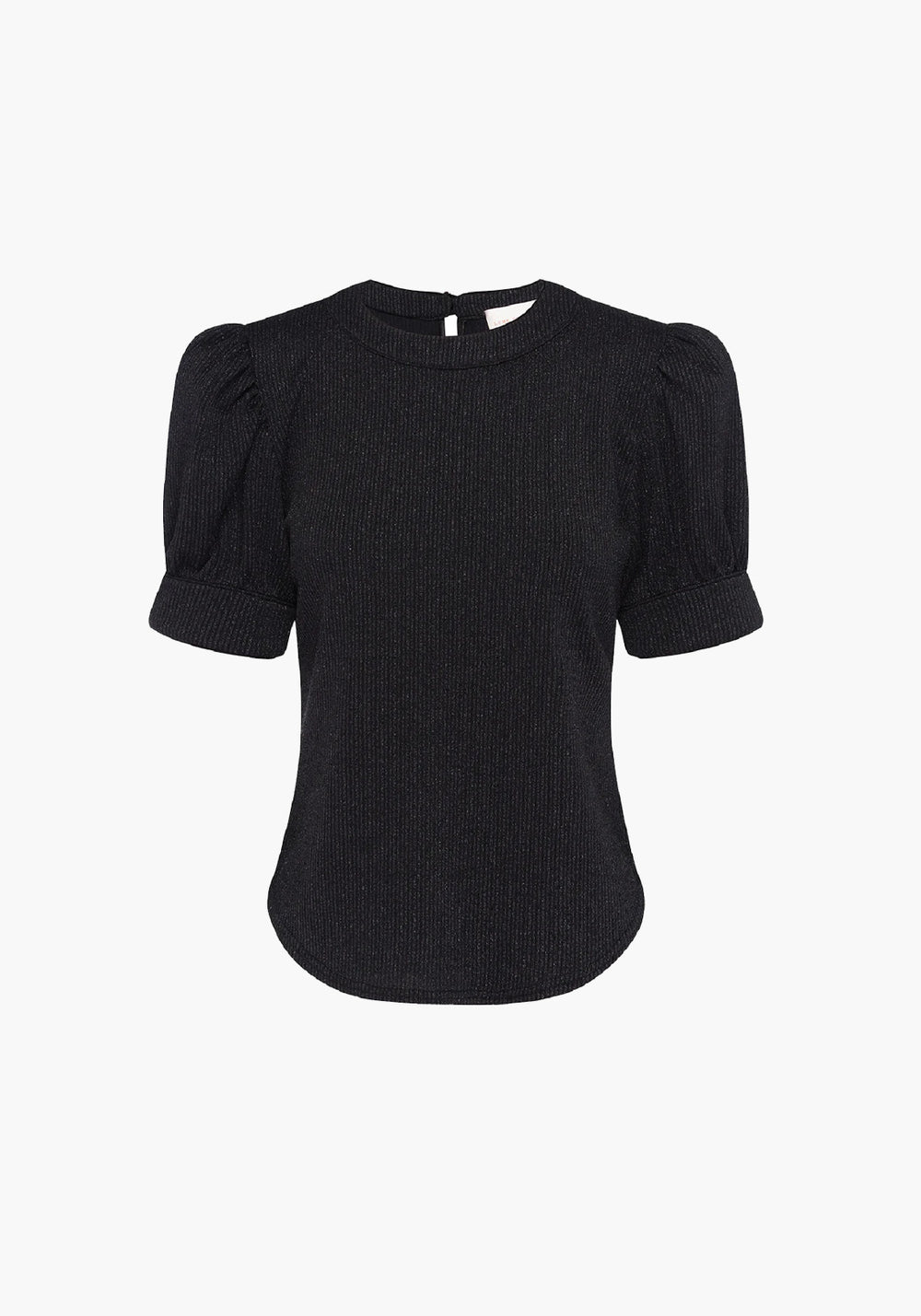 COMO PUFF SLEEVE T-SHIRT BLACK