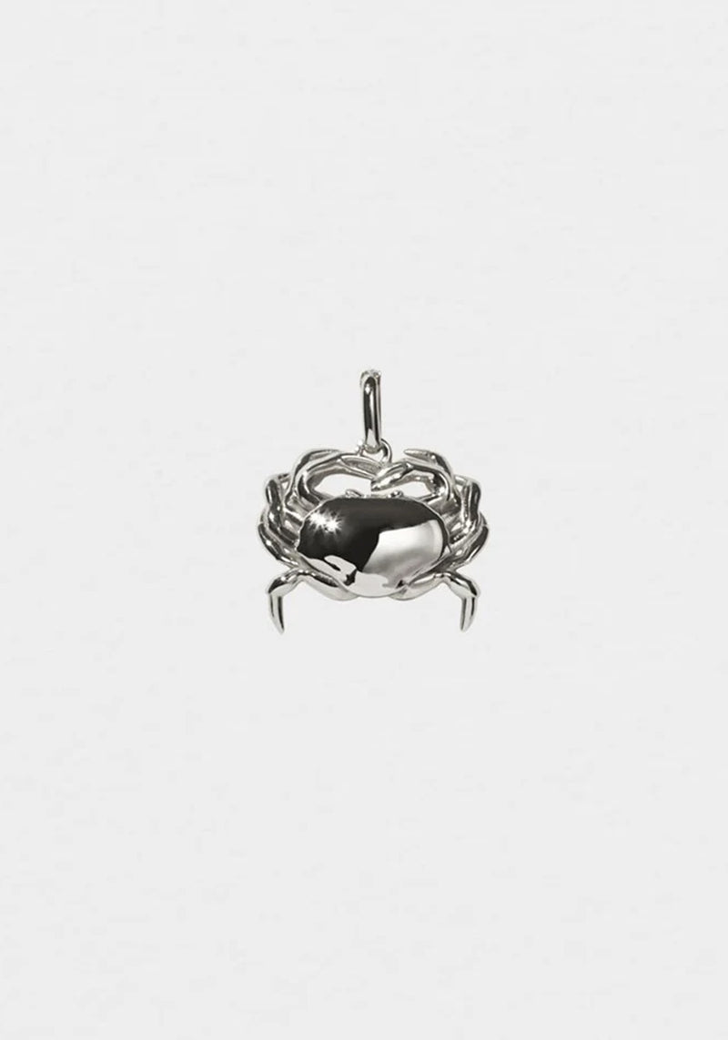 CRAB CHARM SS STERLING SILVER