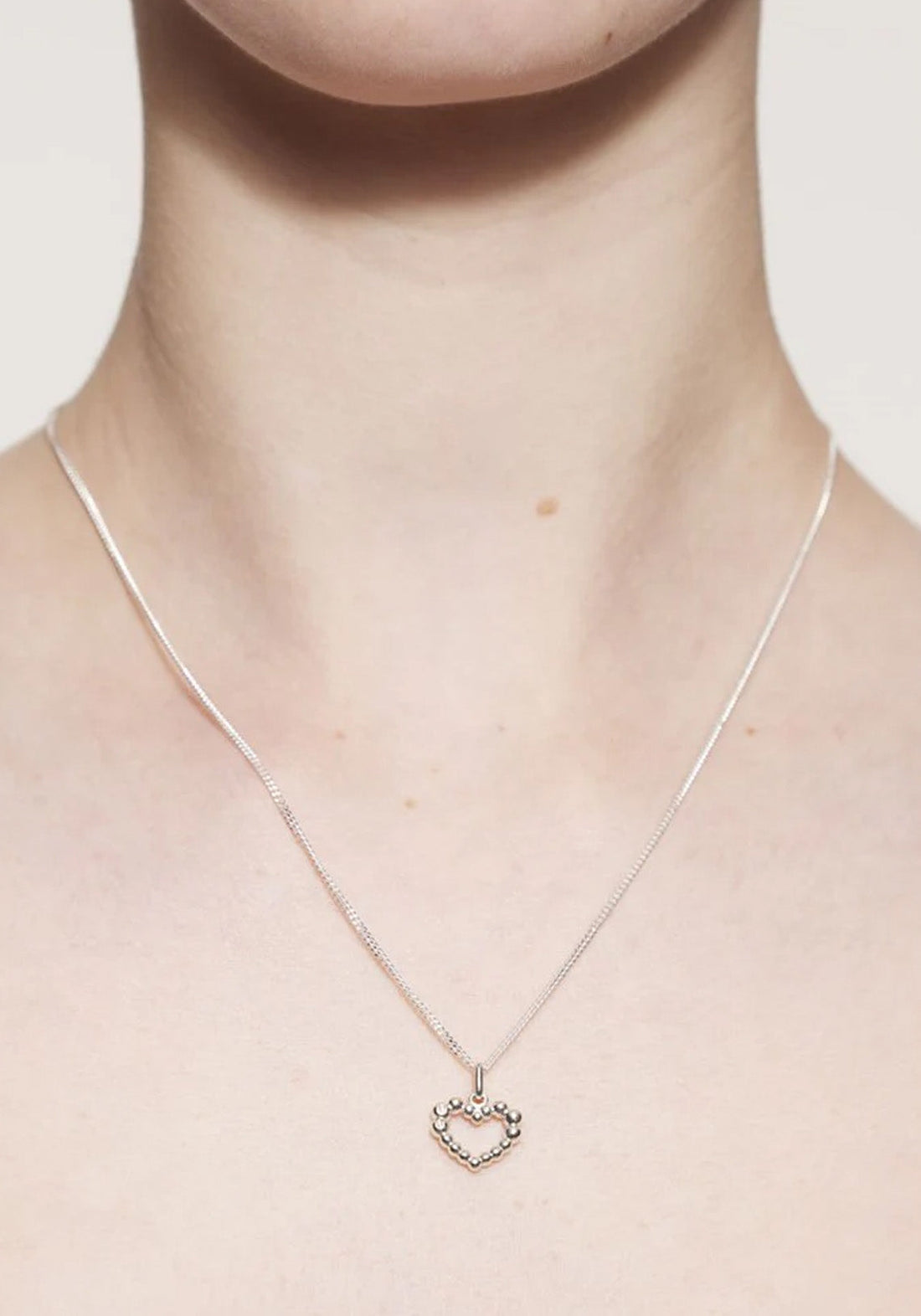 Fizzy Heart Charm Necklace Gold