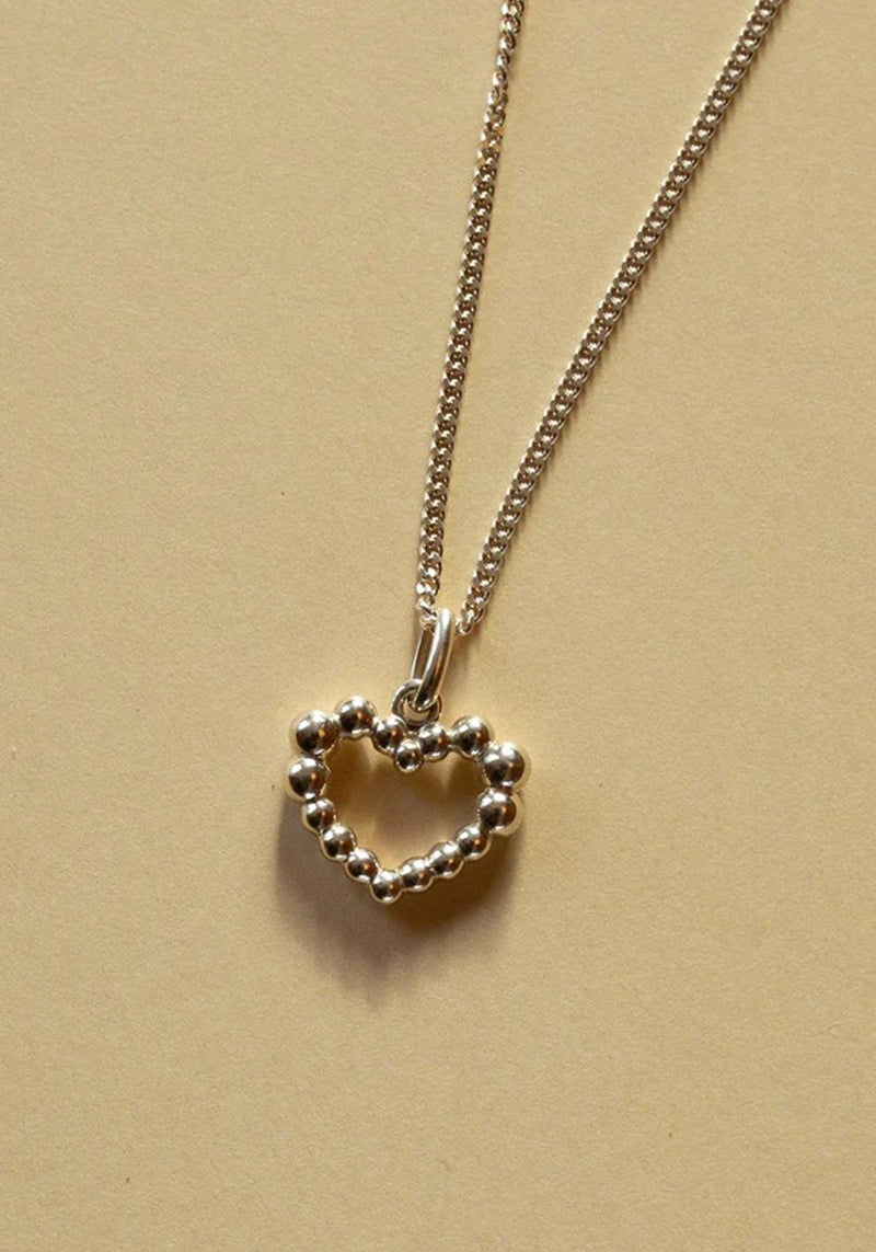 FIZZY HEART CHARM NECKLACE GOLD