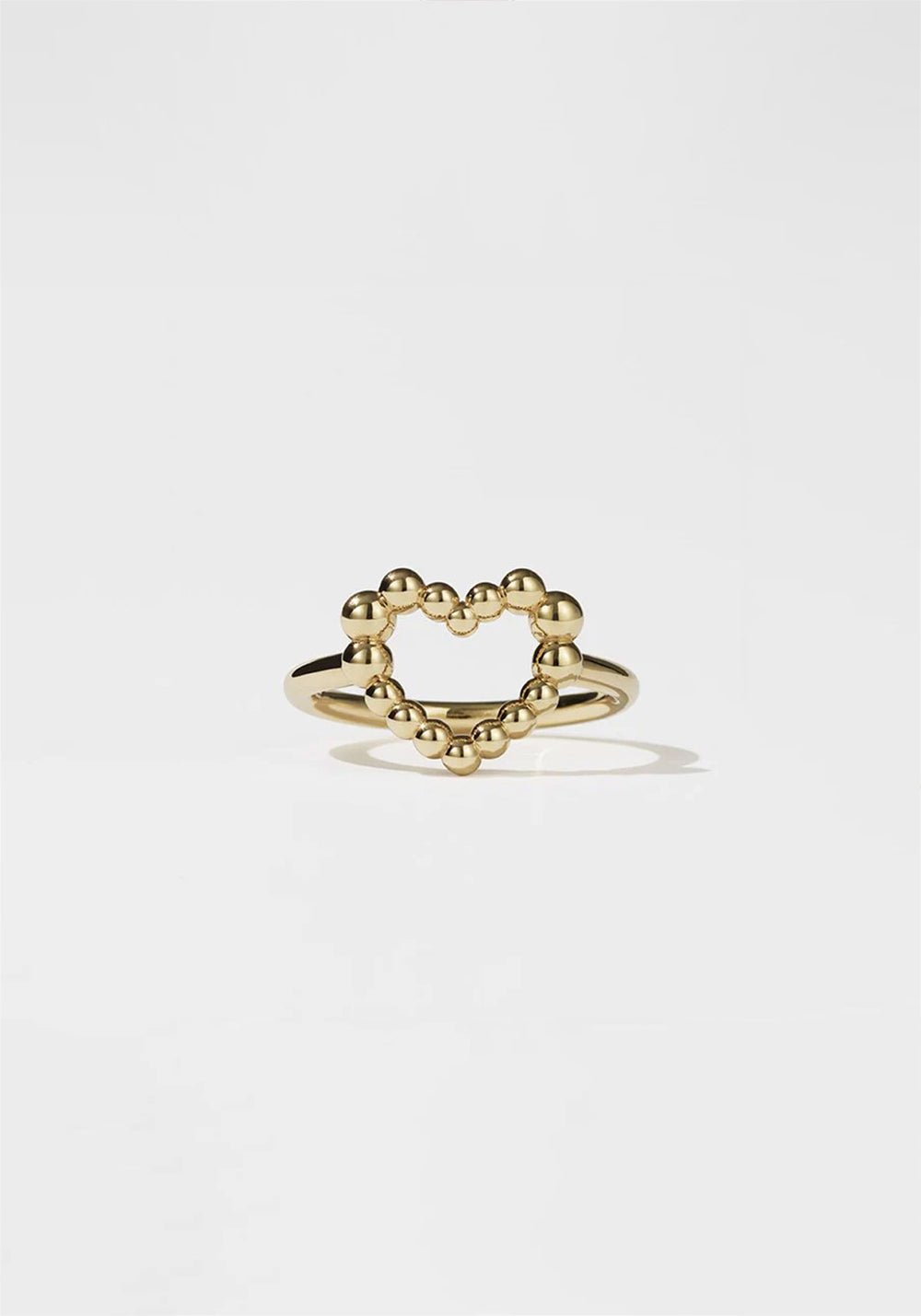 FIZZY HEART RING GOLD