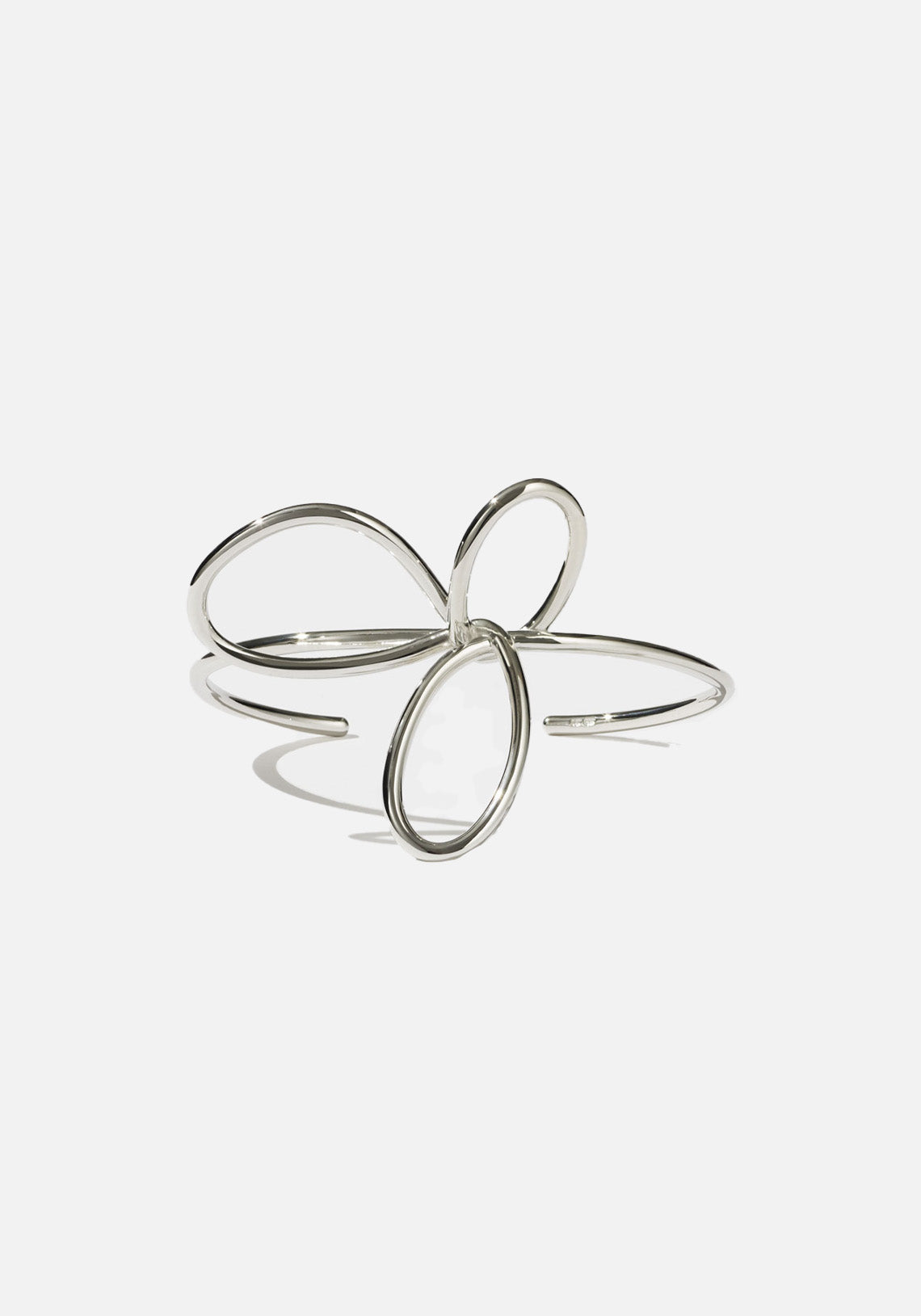 Flower Cuff Silver