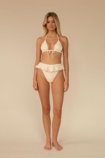 Montce Swim Tamarindo Ruffle Bikini Bottom