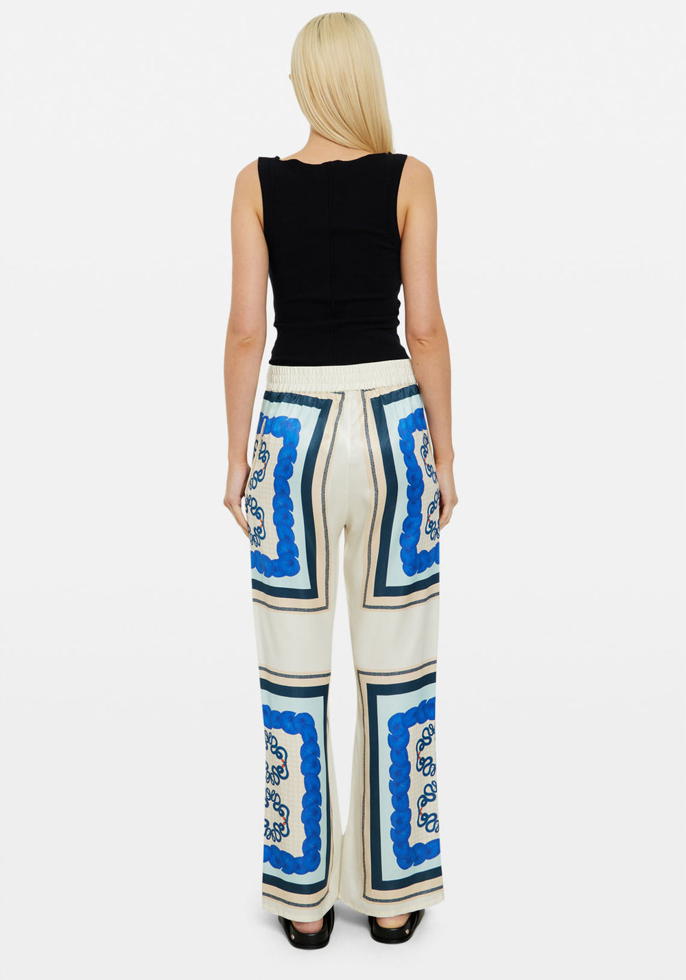 YIN BLUE DIAMOND PANT