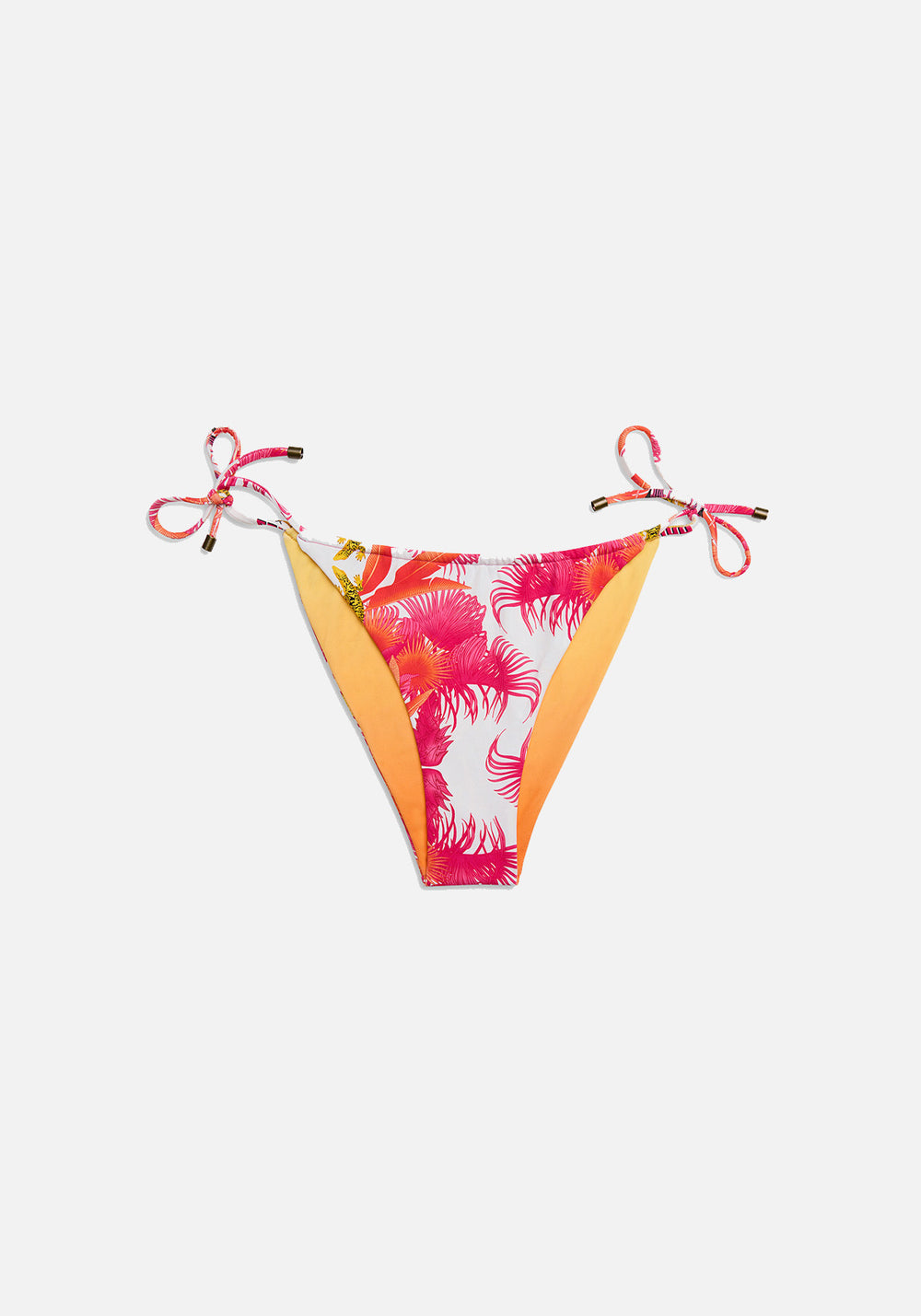 YIN 02 ILLUSTRATED REVERSIBLE BIKINI BOTTOM PINK