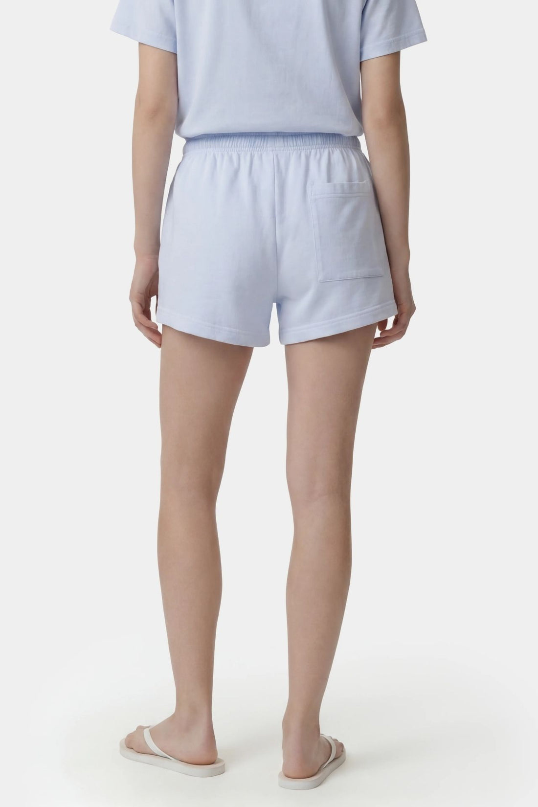 Sporty &amp; Rich NY Crest Disco Short Ciel