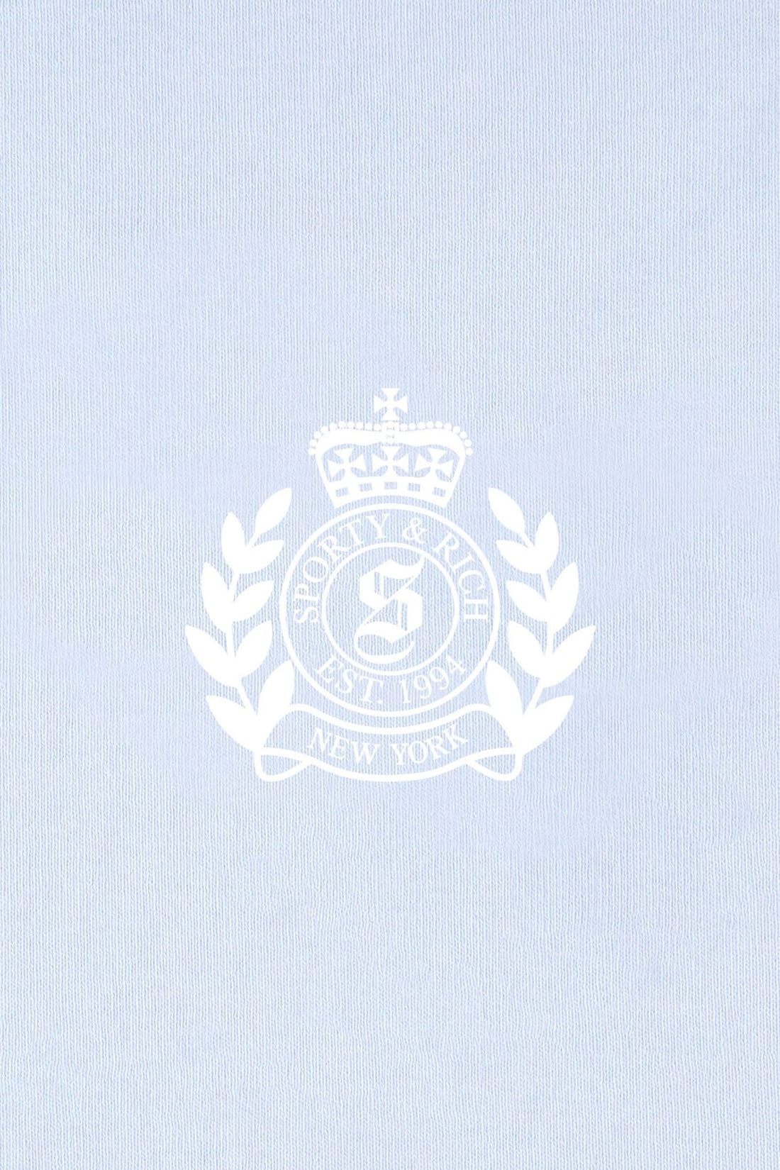Sporty &amp; Rich NY Crest Disco Short Ciel