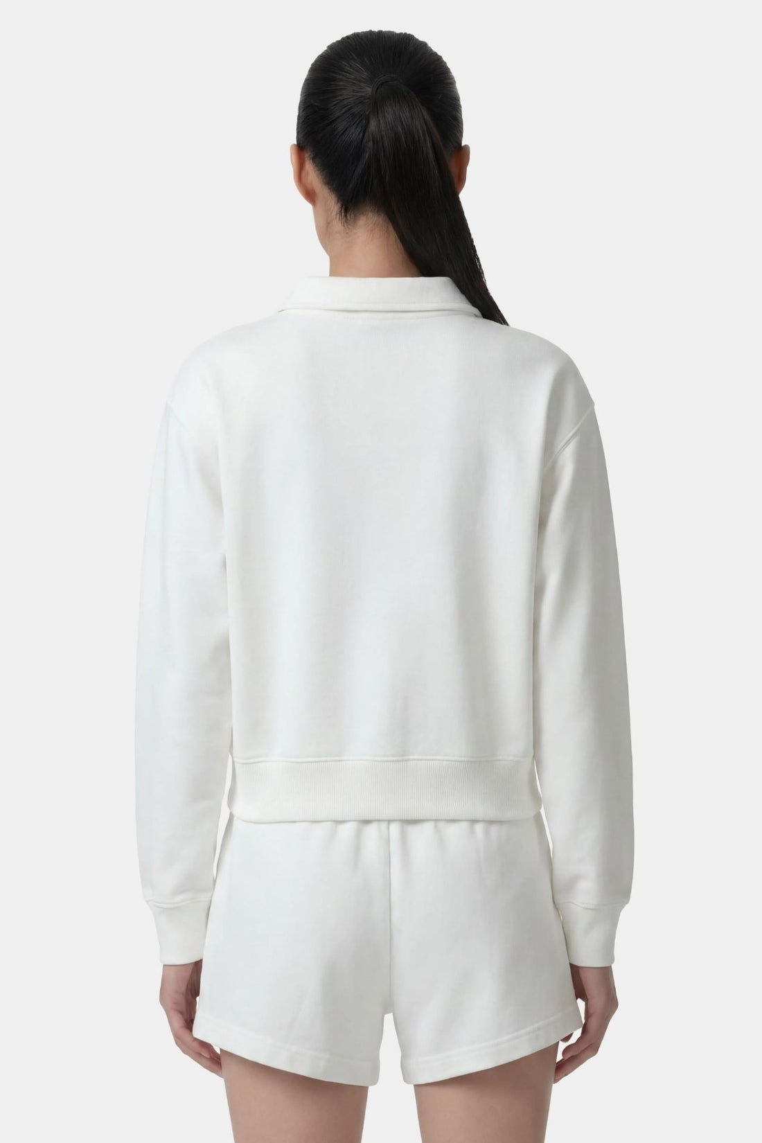 Sporty &amp; Rich NY Crest Embroidered Polo White