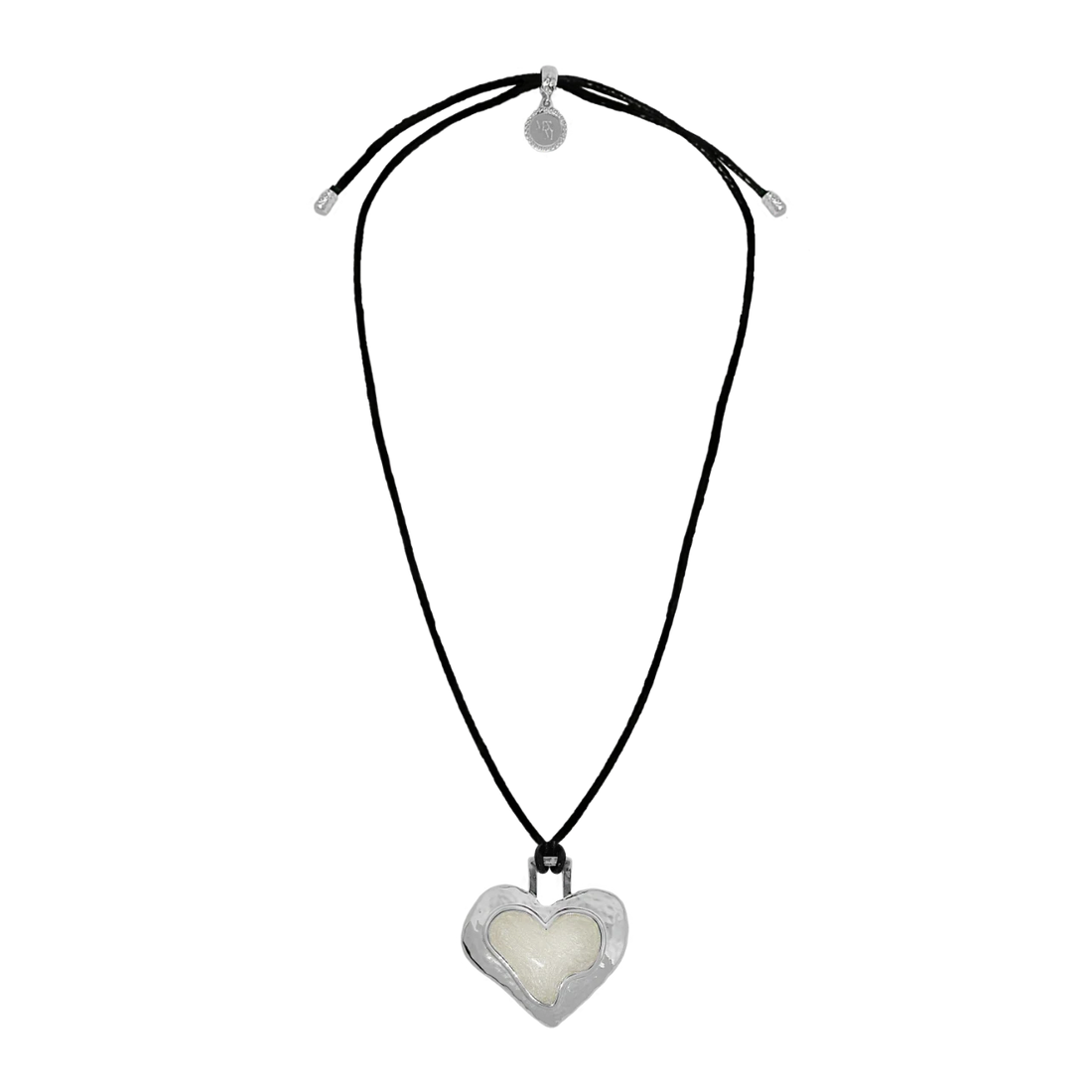 Olympia Necklace Silver Pearl