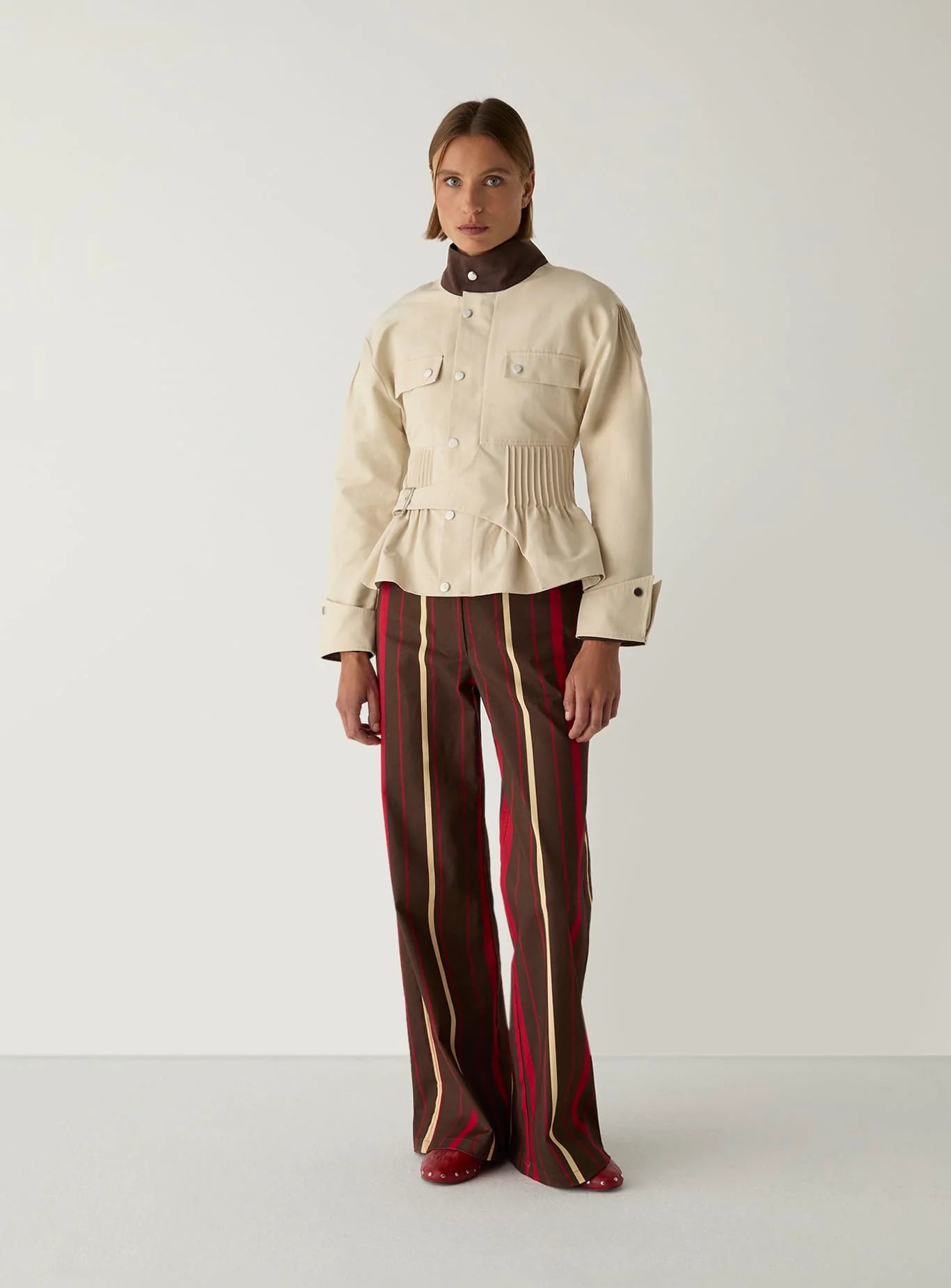 LAAGAM Orly Ecru Serge Jacket