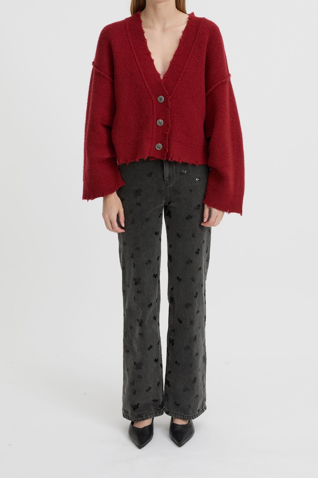 Pepa Cardigan Burgundy