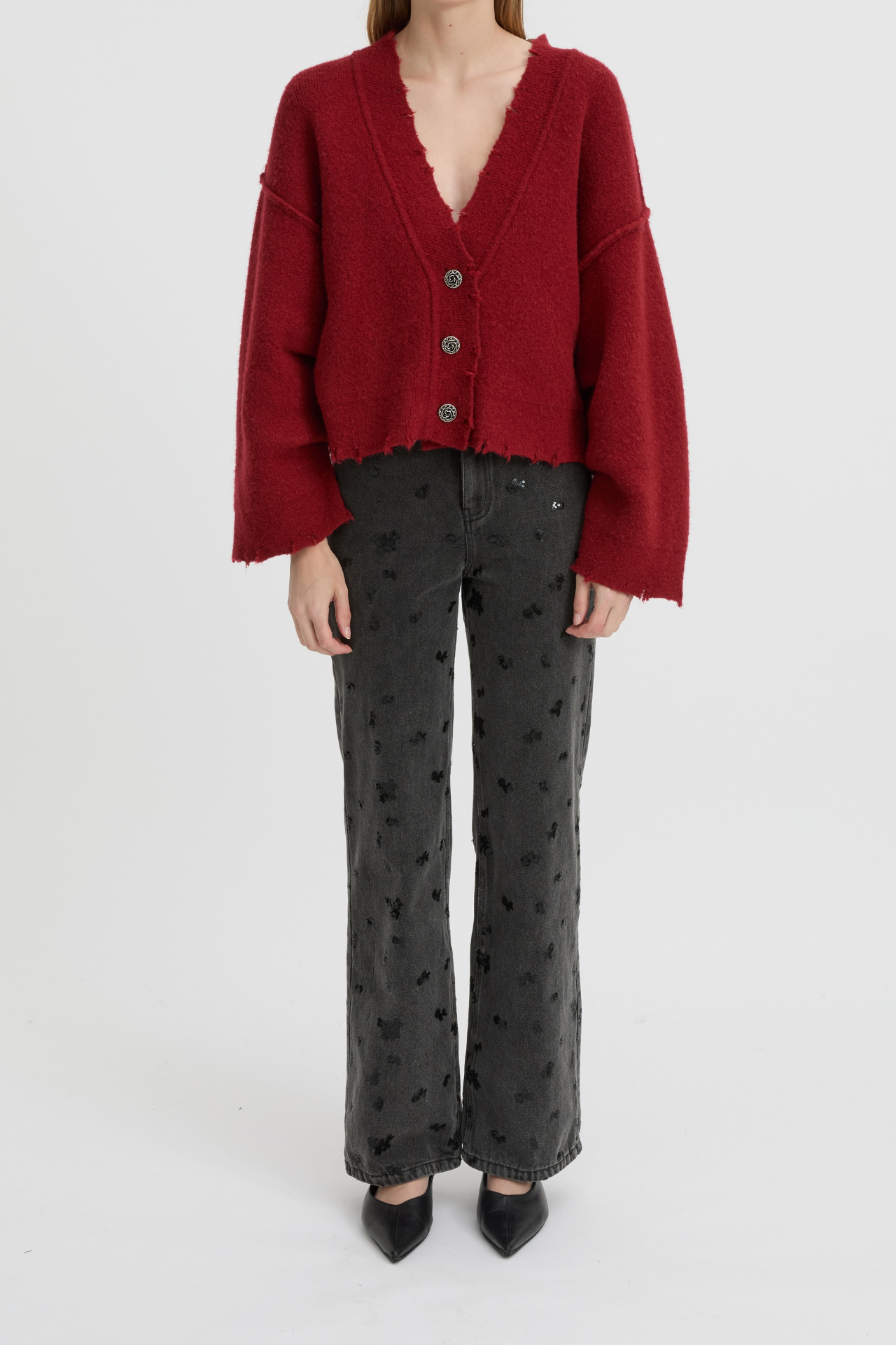 Pepa Cardigan Burgundy