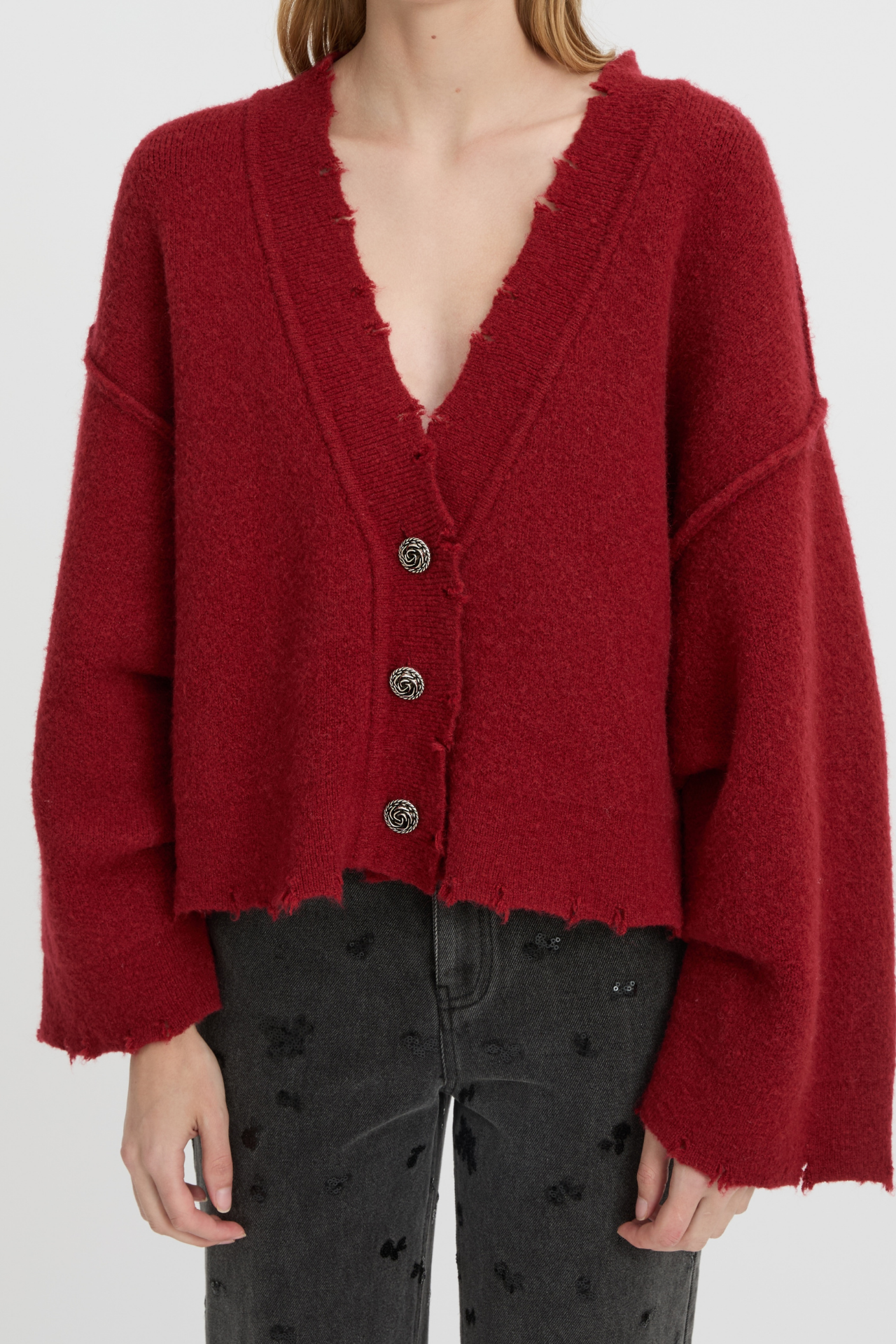 Pepa Cardigan Burgundy