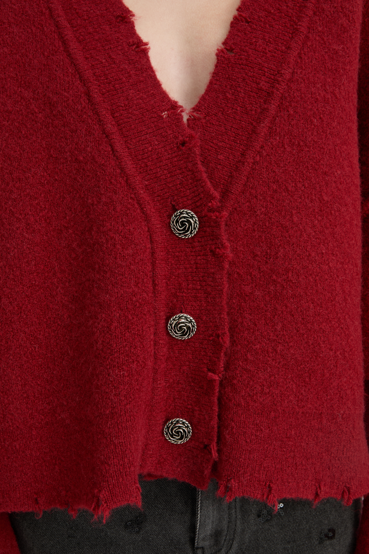 Pepa Cardigan Burgundy