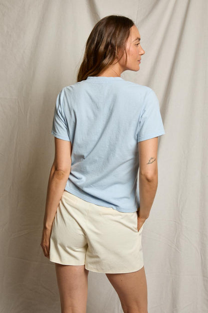 Hendrix V-Neck Tee Powder Blue