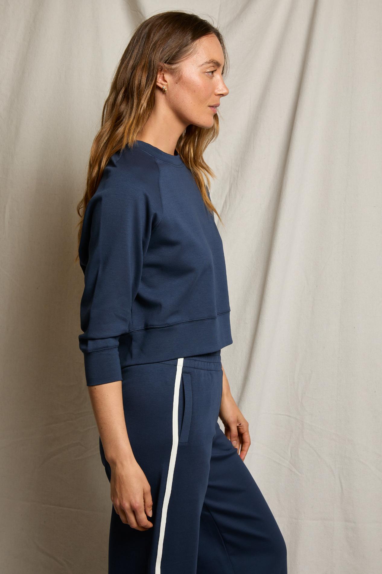 Mikos Travel Wide Leg Pants Navy