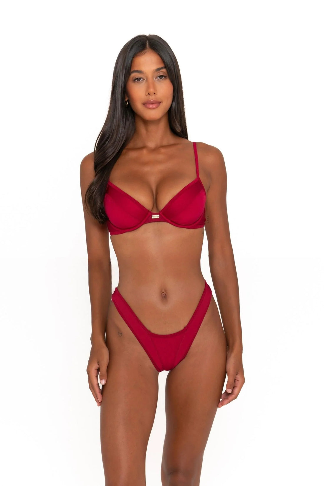 Fae Swim Gigi Top Vino