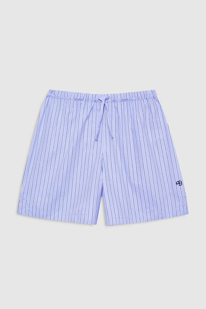 Anine Bing Ramy Short - Blue Stripe