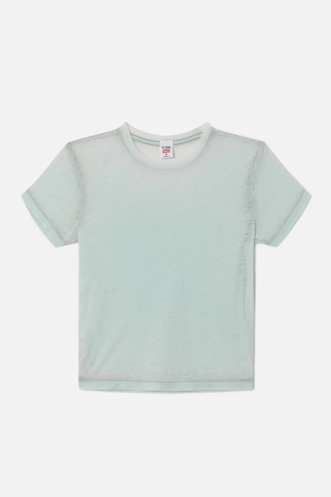 Re/done x Hanes 50s Boxy Tee Light Mint