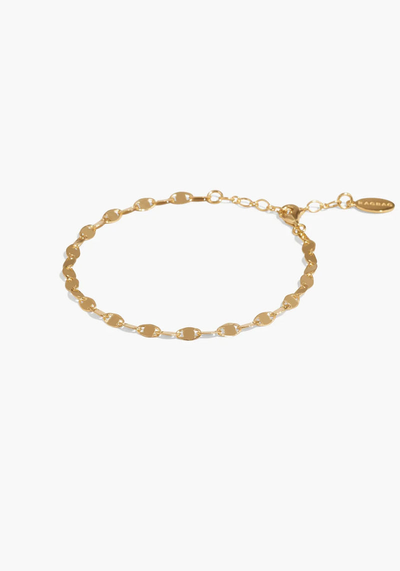 14003 925 STERLING SILVER WITH 18K GOLD PLATING BRACELET