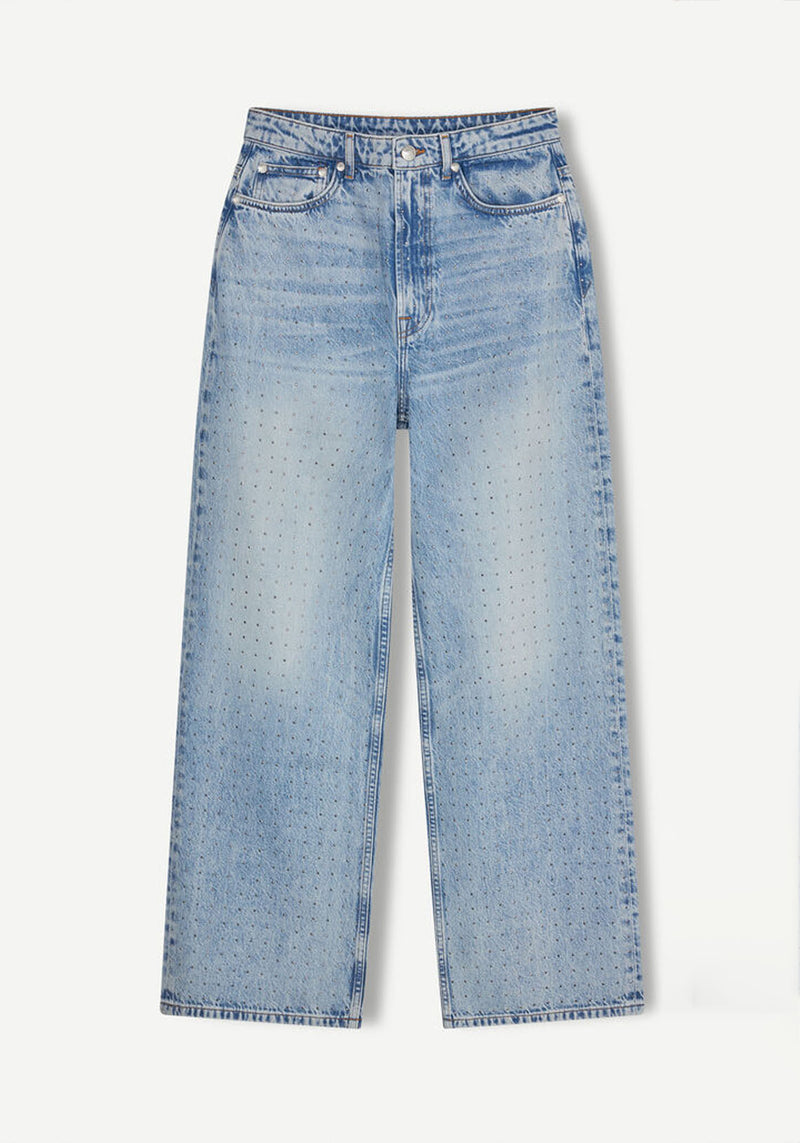 SASHELLY STUD JEAN FROZEN BLUE STUDS