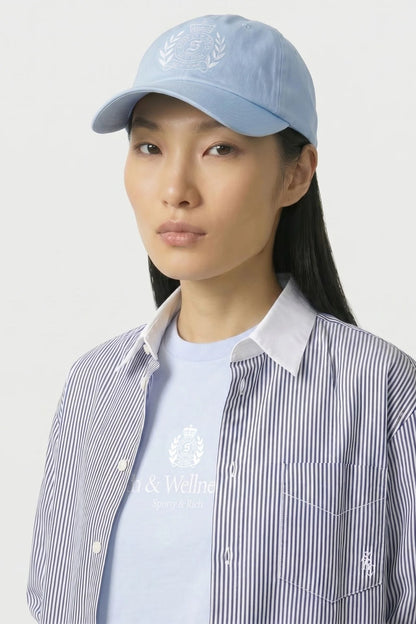 Sporty &amp; Rich NY Crest Hat Ciel