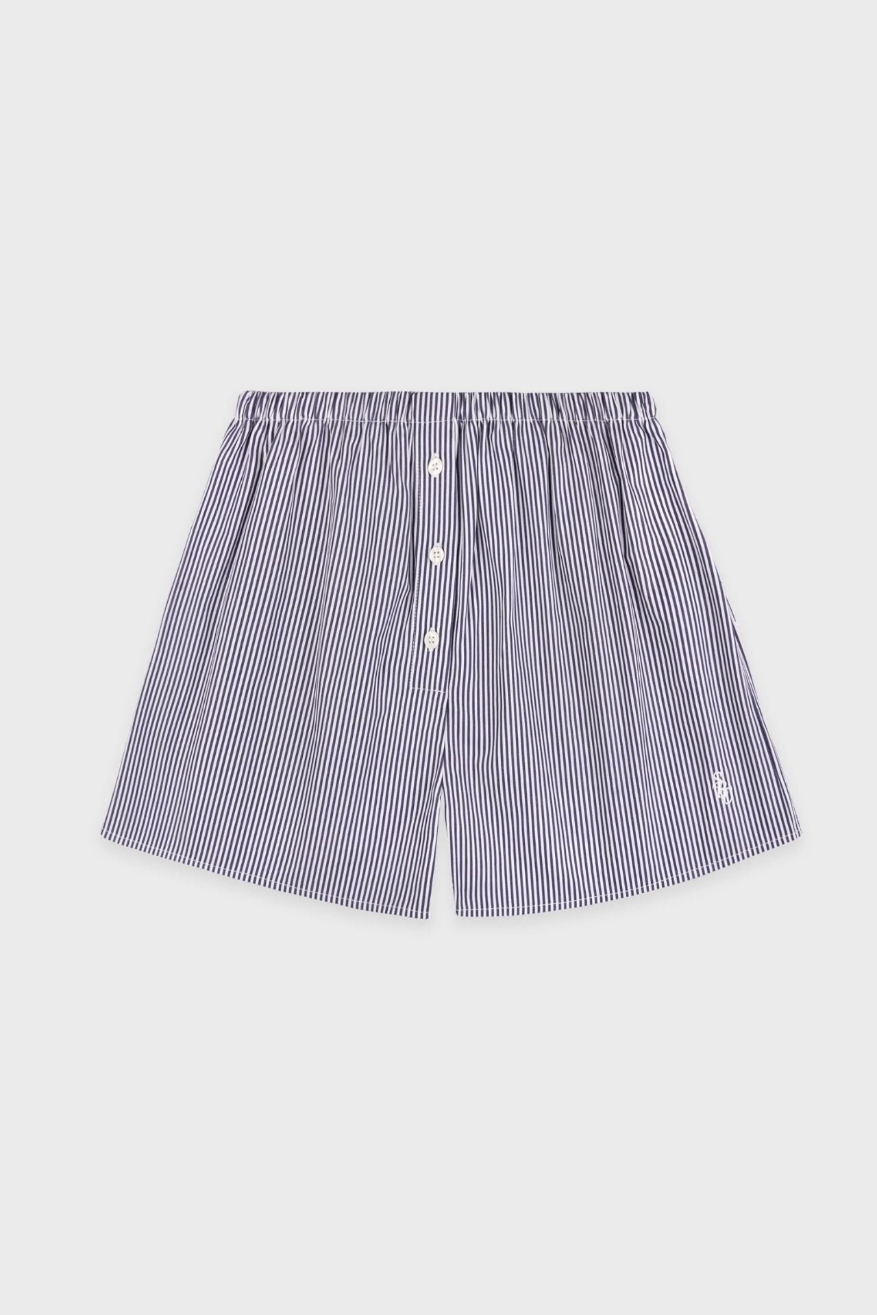 Sporty &amp; Rich SRC Mini Boxer Navy Stripe