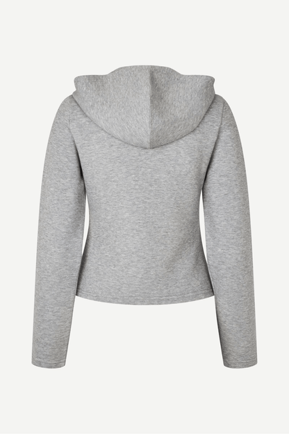 Samsøe Samsøe Saalice Zip Hoodie Grey