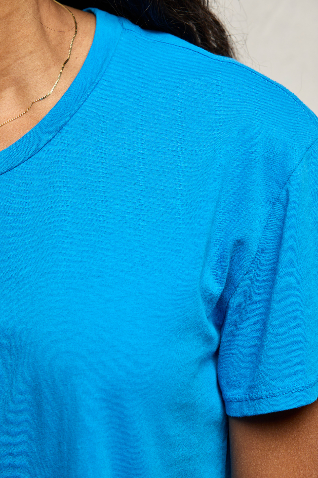 Harley Boxy Crew Tee Cobalt