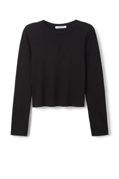 Jamie Recycled Cotton Long Sleeve True Black