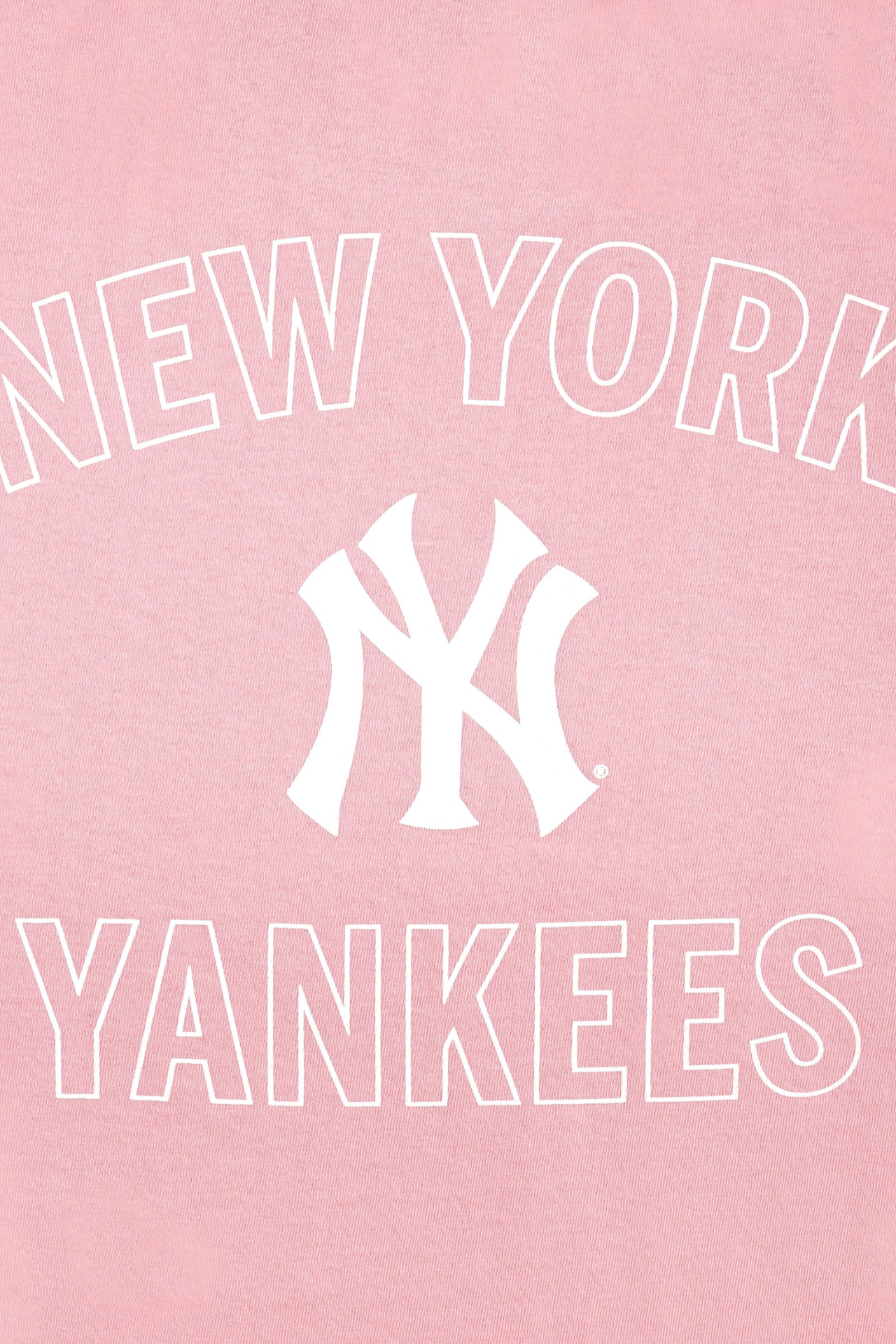 Sporty &amp; Rich Yankees Arch Tshirt Candy/White