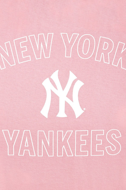 Sporty &amp; Rich Yankees Arch Tshirt Candy/White