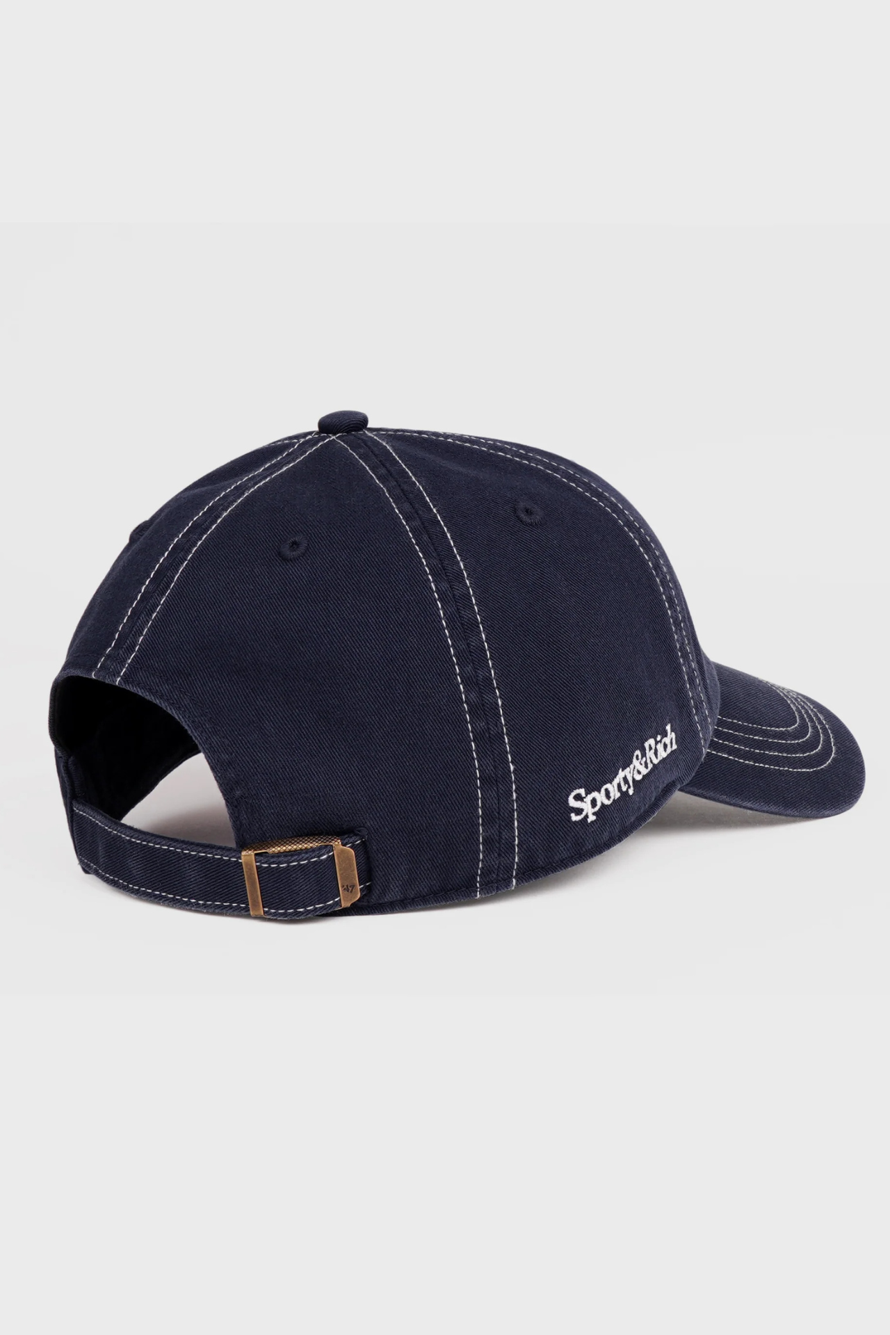 Sporty &amp; Rich Yankees Contrast Hat Dark Navy/White