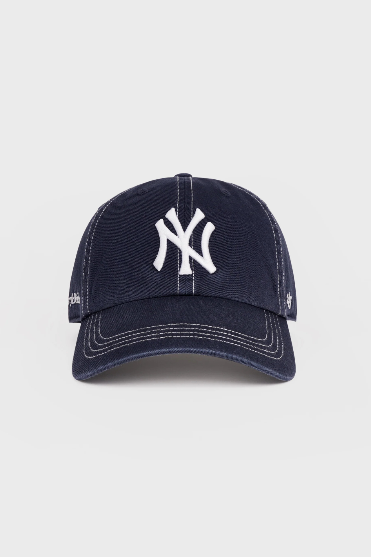Sporty &amp; Rich Yankees Contrast Hat Dark Navy/White