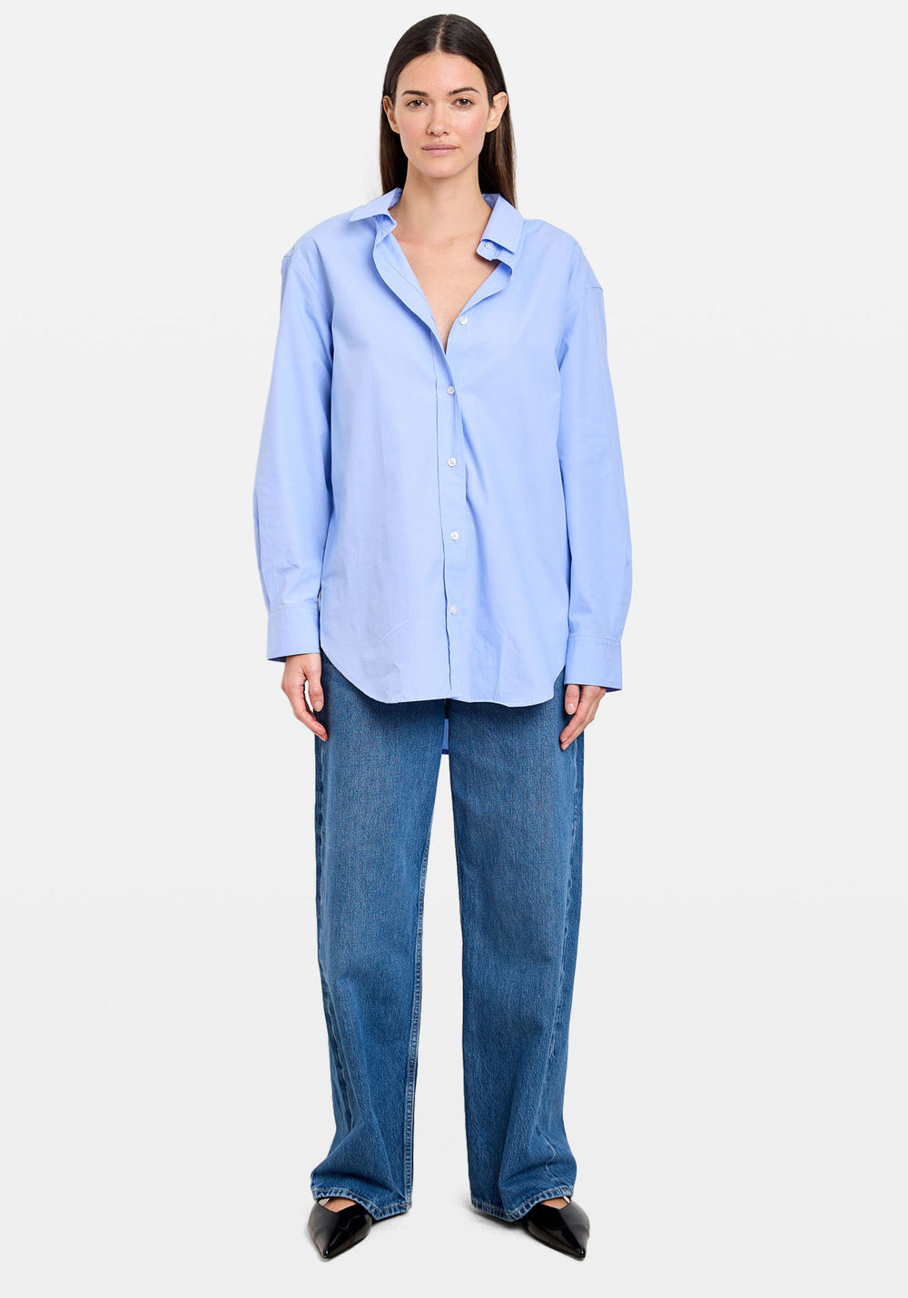 SALOVA SHIRT SUBDUED BLUE