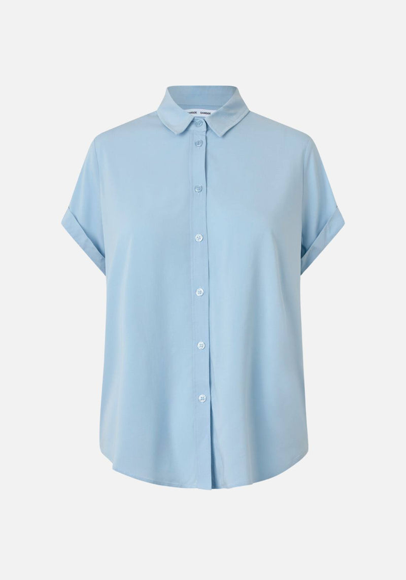 MAJAN SS SHIRT SUBDUED BLUE