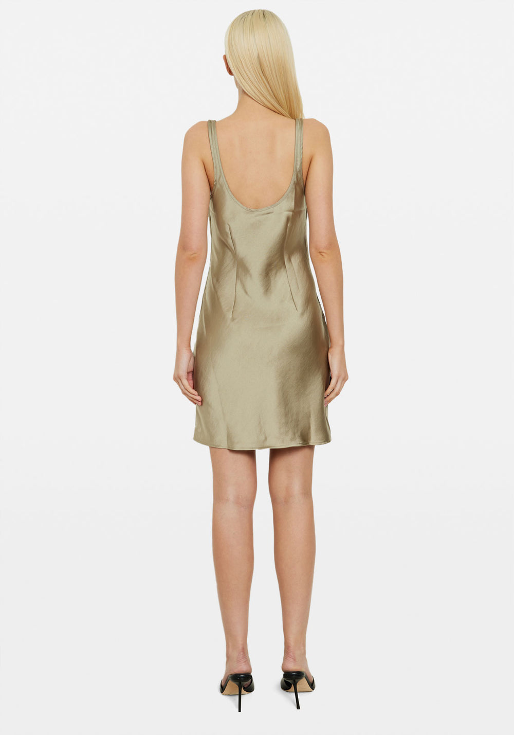 SASUNNA SHORT DRESS LIGHT OLIVE