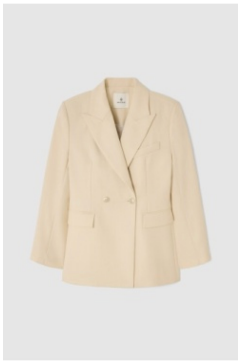 Anine Bing Tiphaine Blazer Ecru