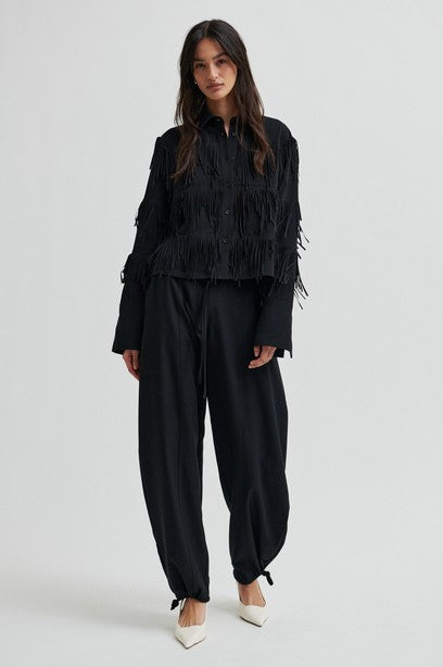 Second Female Dancing Cropped Shirt Black