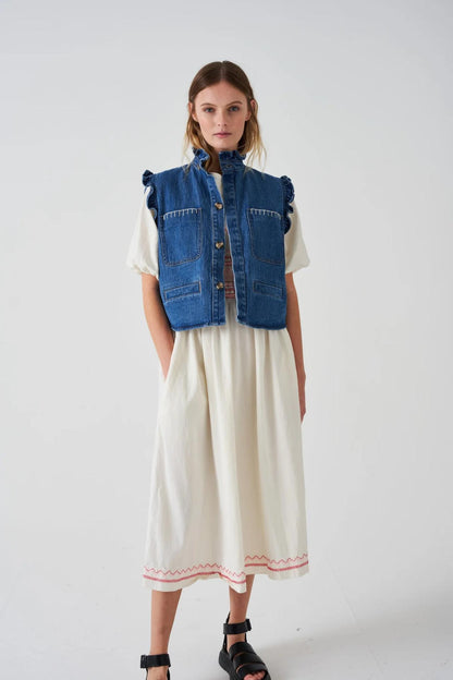Seventy + Mochi Pablo Vest In Vintage Americana