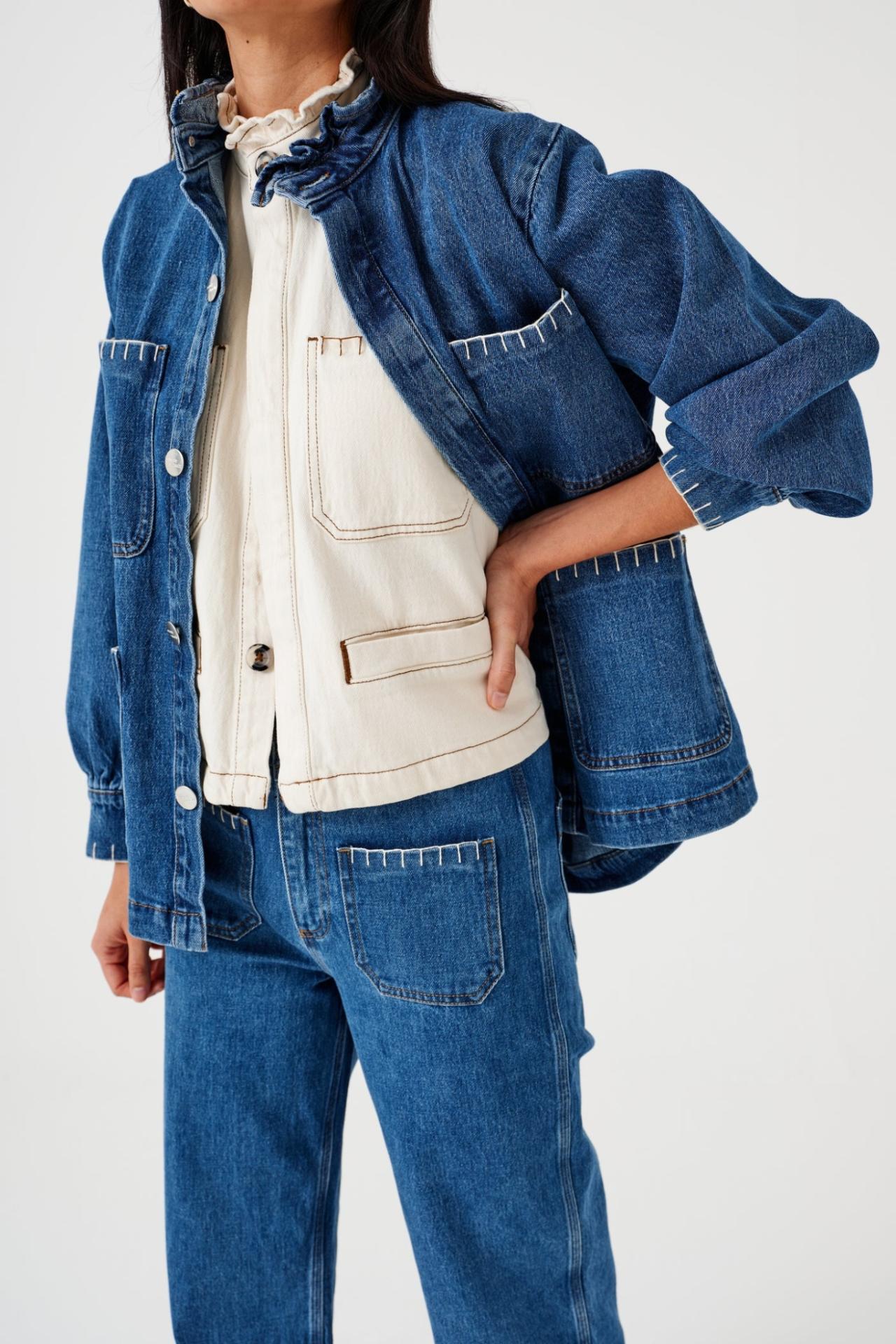 Seventy + Mochi Pablo Vest In Ecru