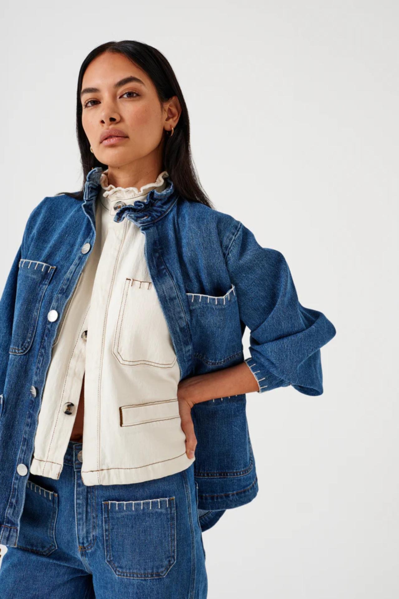 Seventy + Mochi Pablo Vest In Ecru