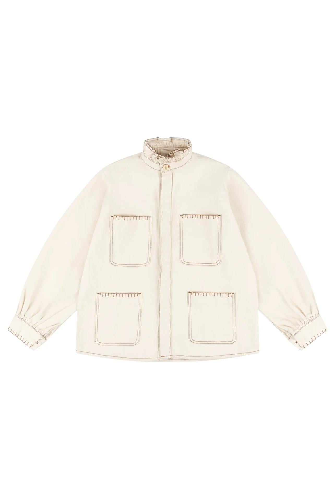 Seventy + Mochi Pablo Jacket In Ecru