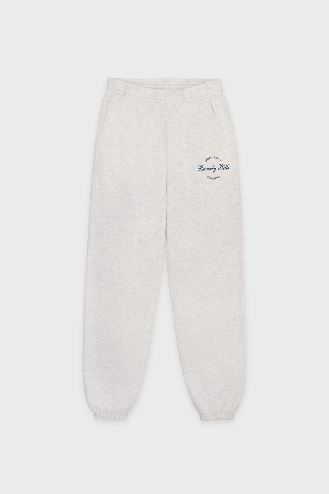 Sporty &amp; Rich Beverly Script Sweatpant Heather Grey