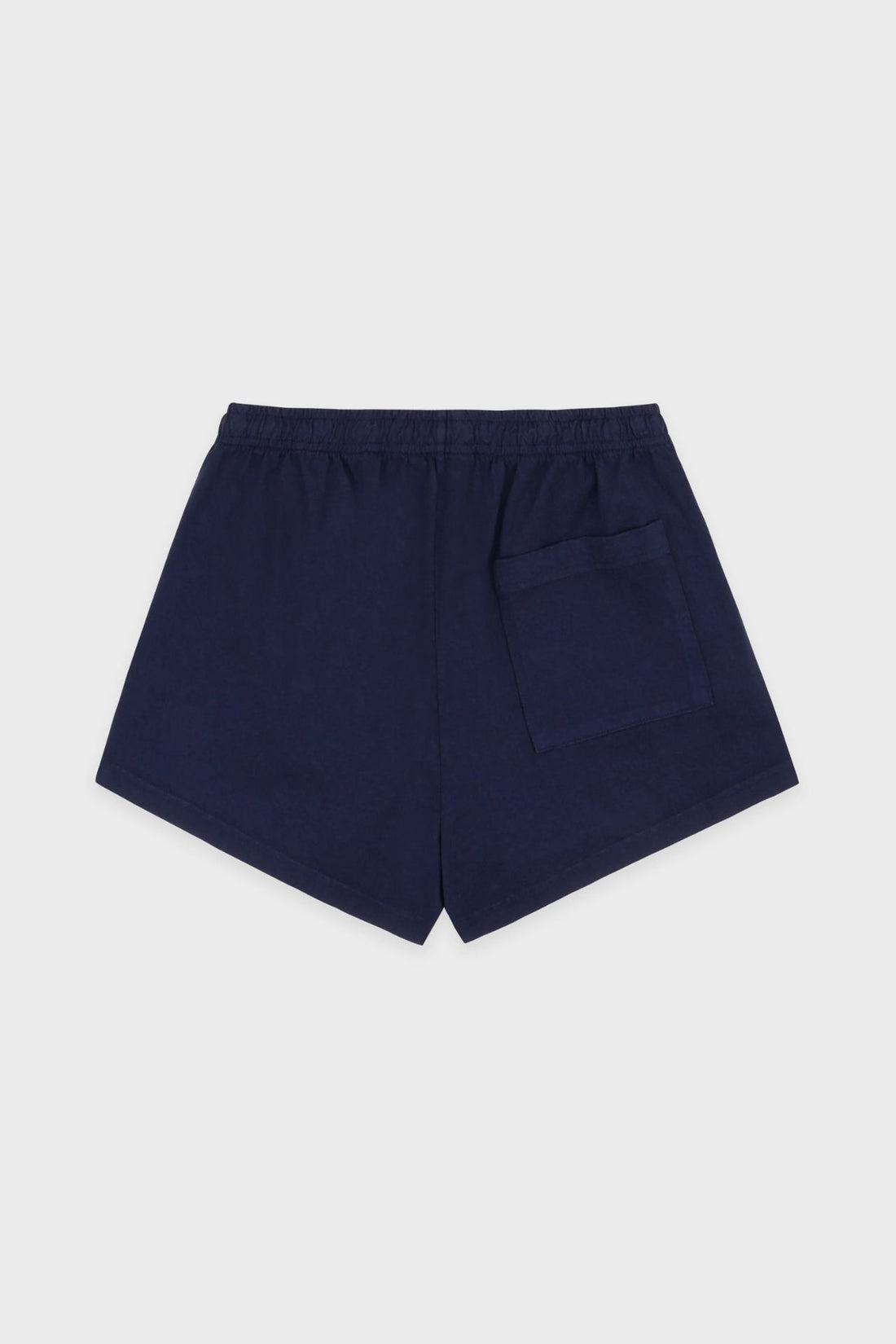 Sporty &amp; Rich NY Crest Embroidered Disco Short Dark Navy